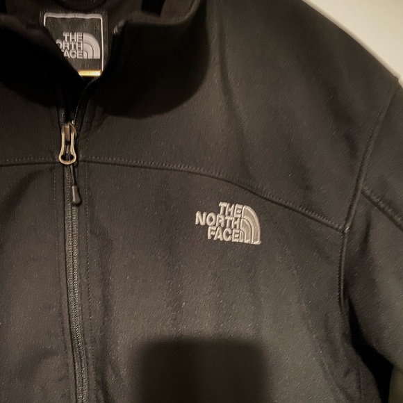 The North Face Men's Classic Black Fleece Lined Soft Shell Jacket XL - Picture 3 of 9